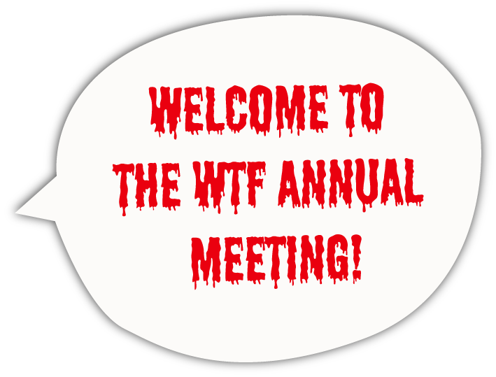 Speech Bubble - Welcome to WTF Meeting